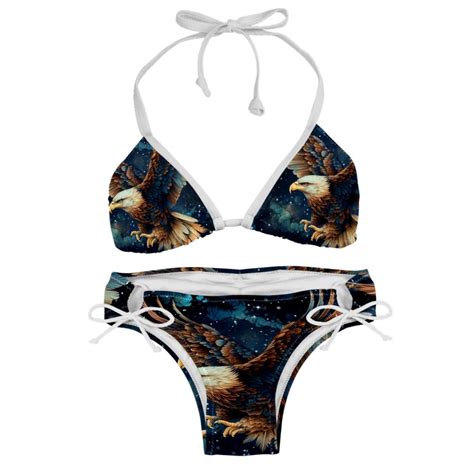 Starry Bird Swimming Suit Bikini Set Bikinis Detachable Sponge