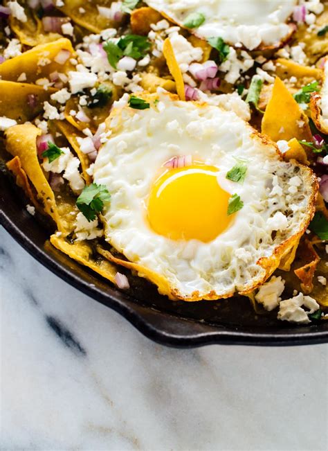 Chilaquiles Verdes With Baked Tortilla Chips Cookie And Kate