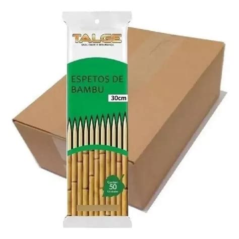 1000 Palito De Bambu Tratado Espeto P Churrasco 30 Cm Talge MercadoLivre