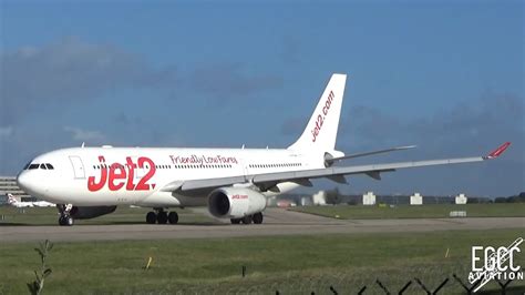 Jet2 (AirTanker) A330-200 Close Up Take Off at Manchester Airport - YouTube