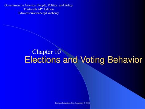 Elections And Voting Behavior Ppt Download