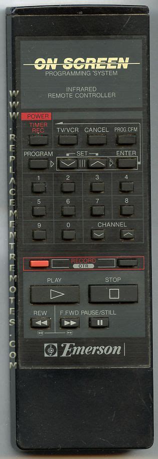 Buy Emerson 70 2091 Vcr875 702091 Vcr Vcr Remote Control