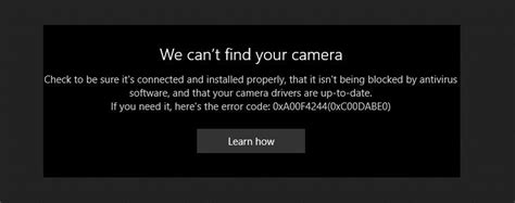 Cara Mengatasi Error Xa F We Can T Find Your Camera Di Windows