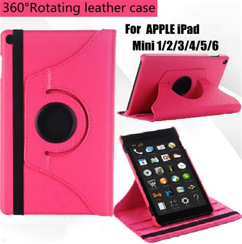 360° Rotating Leather Case For Ipad Mini 1 2 3 Tablet Cover Case Pu Leather Flip Cover Case Capa