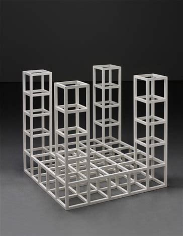 Cube Structure Based on Five Modules by Sol LeWitt on artnet