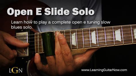 Standard Tuning Slide Method 1 Learning Guitar Now