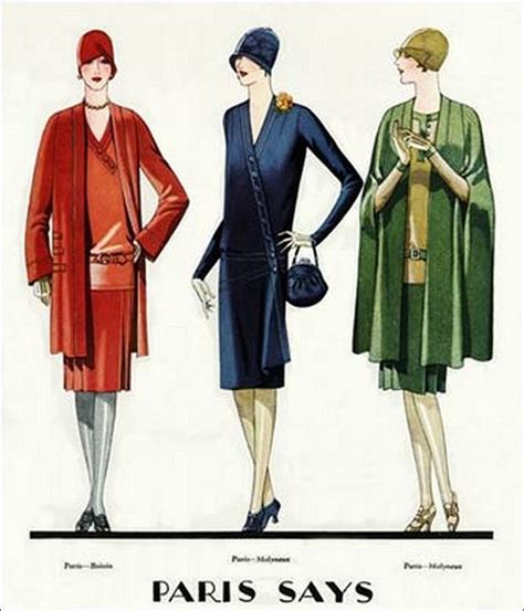 Paris Fashion Ladies 1920s Cutouts Flapper Era Fashion Models Roaring Twenties Journal Ephemera