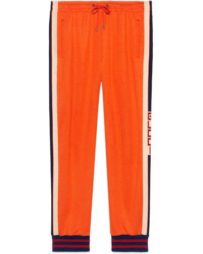 Orange Gucci Activewear For Men Lyst