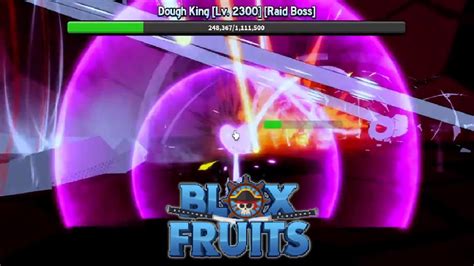 Defeating The Dough King Blox Fruits Youtube