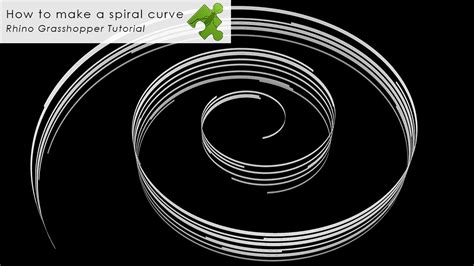 How To Make A Spiral Curve Rhino Grasshopper Tutorial Youtube