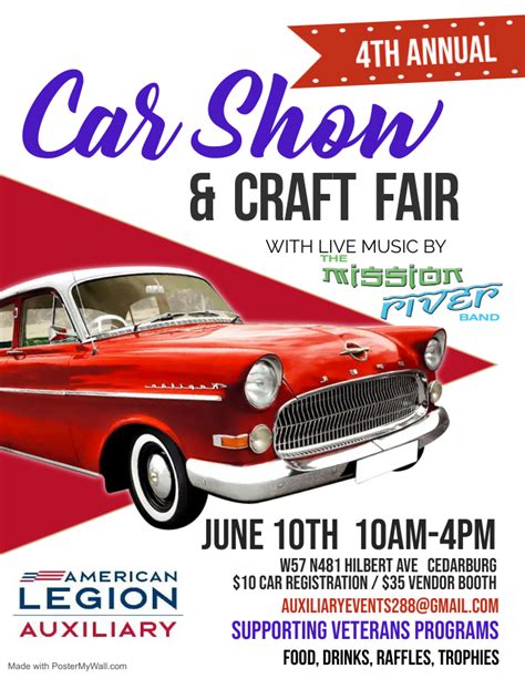 American Legion Car Show And Craft Fair