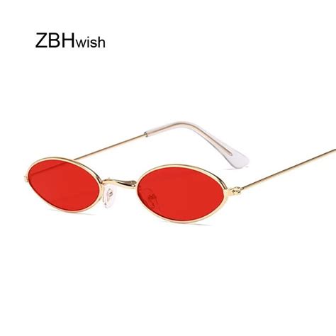 Fashion Sunglasses Women Retro Small Oval Sunglasses Women Vintage