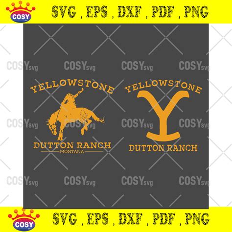 Yellowstone Dutton Ranch Svg Fashion Brand Logo Svg Brand Logo Svg Fashion Logo Branding