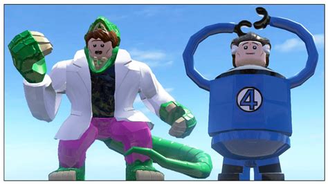 Mister Fantastic Vs Curt Connors (Transformation) - Lego Marvel Super Heroes Game - YouTube