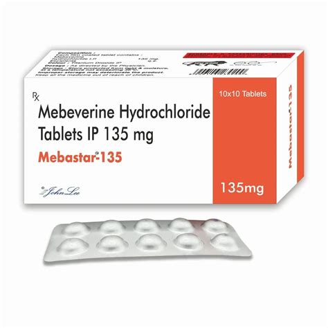 Mebastar 135 Mebeverine Hcl Ip 135 Mg At Rs 163box Mebeverine