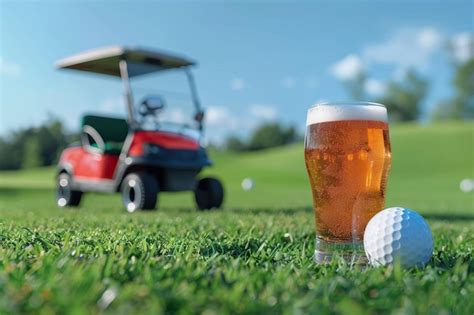 Premium Photo Happy Birthday To Golfer Enjoy Golf Beer And Celebration