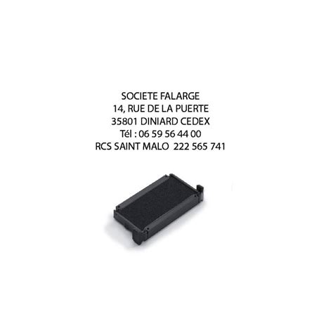 Empreinte Et Un Encreur Pour Tampon Automatique Printy Trodat Metal 5200