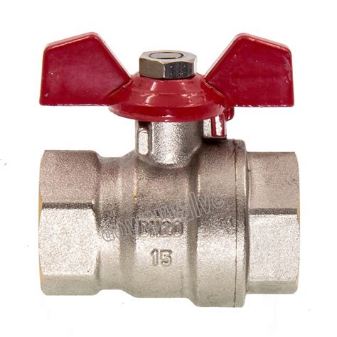 Chrome Brass Ball Valve With Aluminum Butterfly Handle China Pn30 Ball Valve And Welded Ball Valve