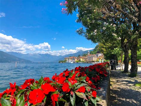 Spectacular Panoramic View of Bellagio, Traditional Village on Lake ...