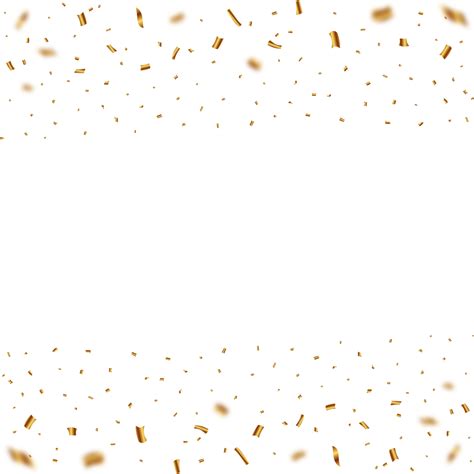 Anniversary Celebration Confetti Vector Design Images Golden Party