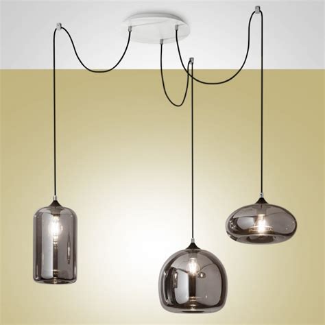 Fabas Luce Fiona Sp Bloe Glass Chandelier