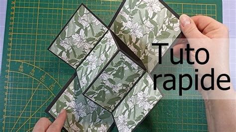 TUTO CARTE N4 Rapide Twist Facile Pop Up Papier Action Scrap Tuto