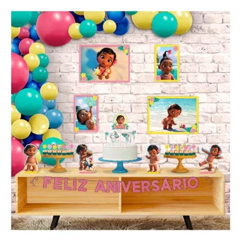 Moana Baby Easy Party Kit De Decoraci N Para Fiestas Infantiles