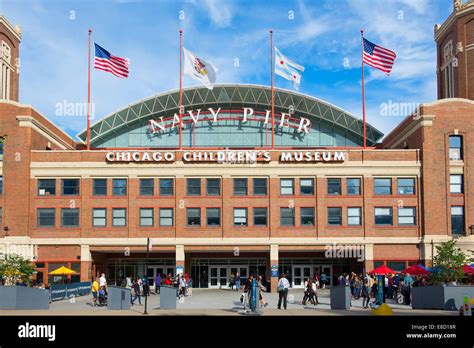 navy pier chicago childrens museum stock photo alamy