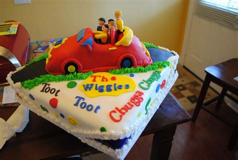 Wiggles Big Red Car Cake + Bday Boy - CakeCentral.com