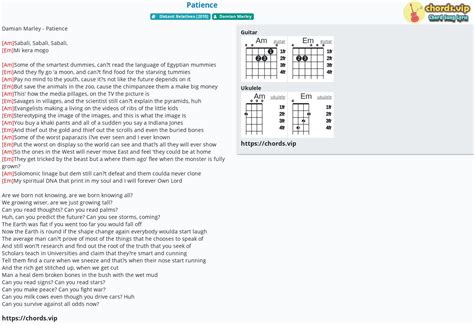 Lyrics for patience damian marley - nestopec