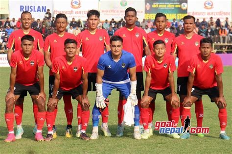 Jhapa Tribhuwan Army Fc Enters Sfs Of Th Jhapa Gold Cup