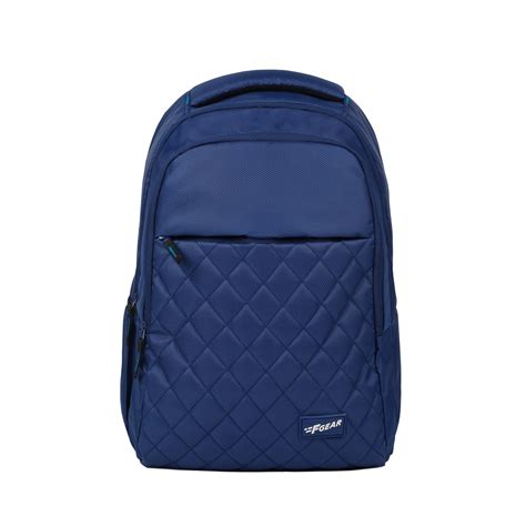 Coach 26L Navy Laptop Backpack with Rain Cover – F Gear.in