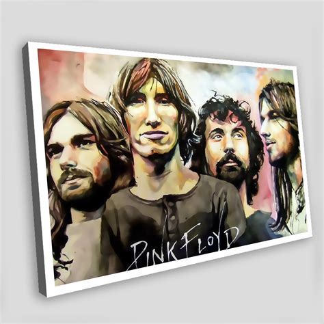 Pink Floyd Print Poster Canvas Art Print Poster For Home Wall Etsy