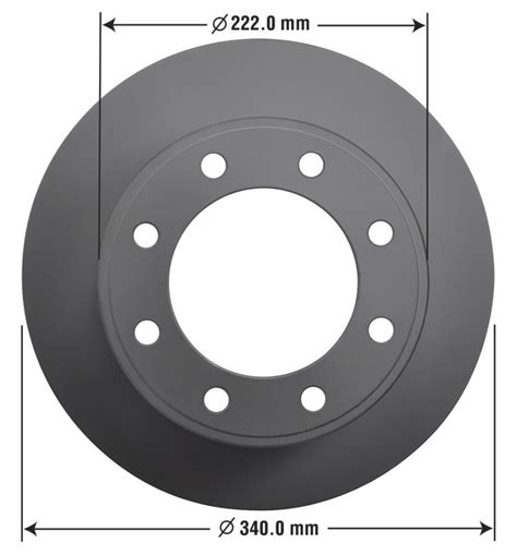 Ford F 250 Super Duty Omniparts Brake Rotor 13064360 Ford F250