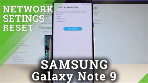 How To Reset Network Settings On SAMSUNG Galaxy Note 9 Restore