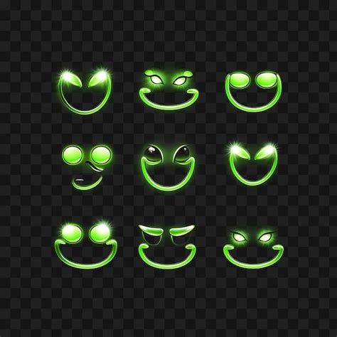 Premium PSD Neon Design Of Winking Face Icon Emoji With Playful