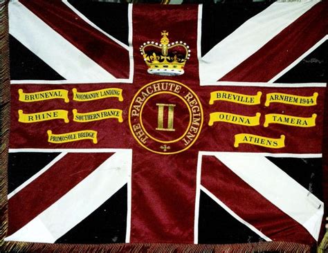 The Colours Of The 2nd Battalion The Parachute Regiment Paradata