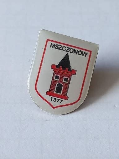 Herb miasta i gminy Mszczonów przypinka pin Siedlce Kup teraz na