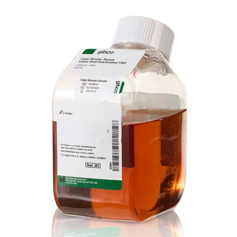 Gibco Fetal Bovine Serum Value Heat Inactivated Formerly USDA