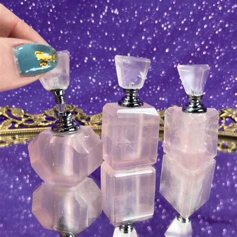 Sage Goddess Gemstone Sale Rose Quartz Perfume Bottle