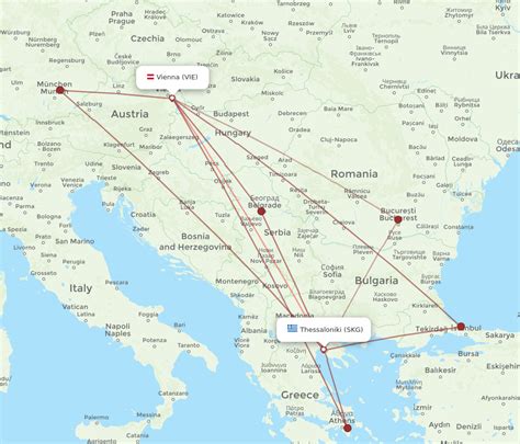 All Flight Routes From Vienna To Thessaloniki VIE To SKG Flight Routes