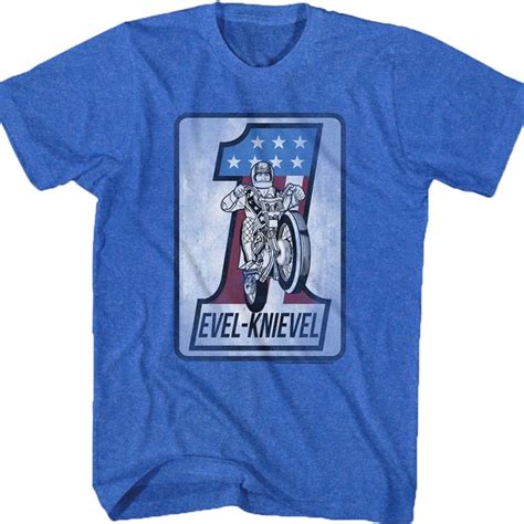 Motorcycle Evel Knievel T Shirt Evel Knievel Mens T Shirt