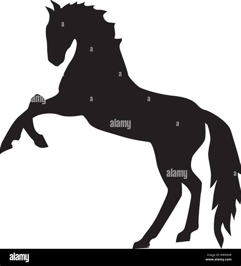 Horse silhouette drawing hi-res stock photography and images - Alamy