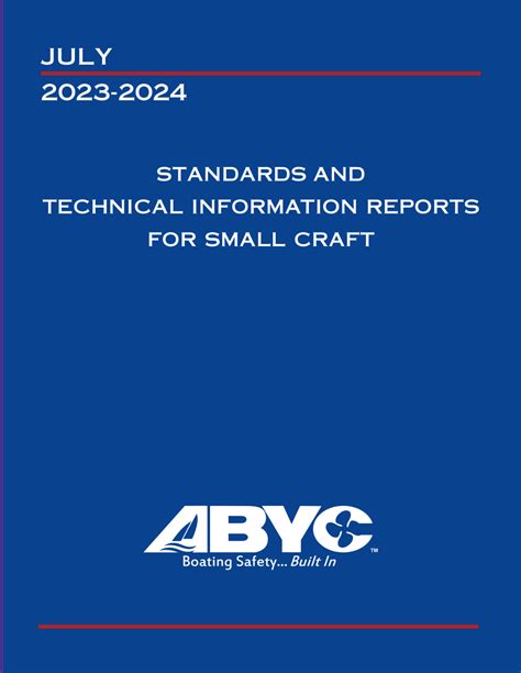 ABYC Releases Annual Standards Update Trade Only Today