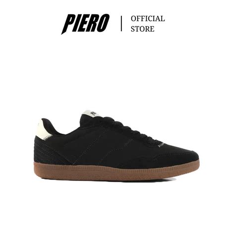 Jual Piero Sepatu Sneakers Pria Lorentz Black Lt Grey Gum P