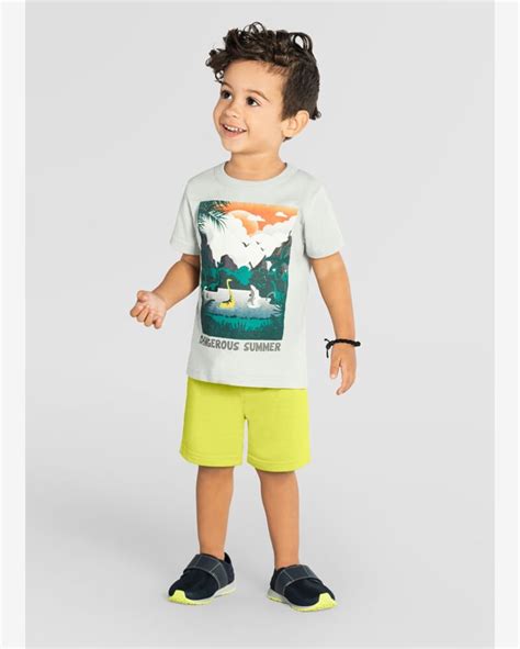 Riachuelo Conjunto Infantil Menino De Dinossauro Brandili