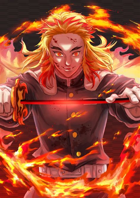 Kyojuro Rengoku • Flame Hashira • Demon Slayer • Kimetsu No Yaiba