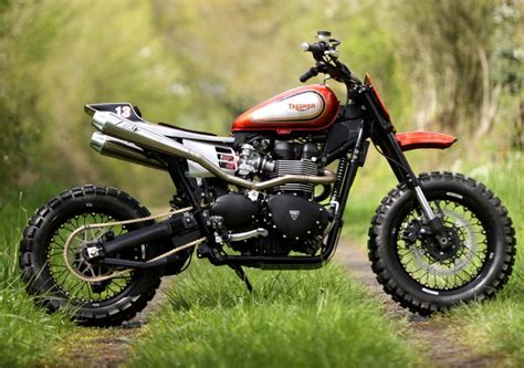 Triumph T100 Scrambler by Triumph Saint Lô BikeBound