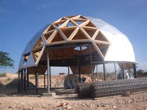 Planos casas una planta Domos geodesicos Diseño casas pequeñas