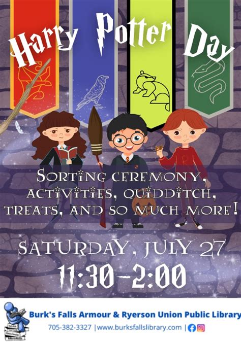 Harry Potter Day Explore Almaguin